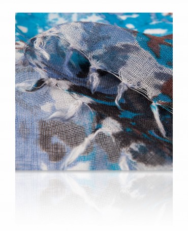 Палантин Женский ZW-DENSE.FLORAL/BLACK